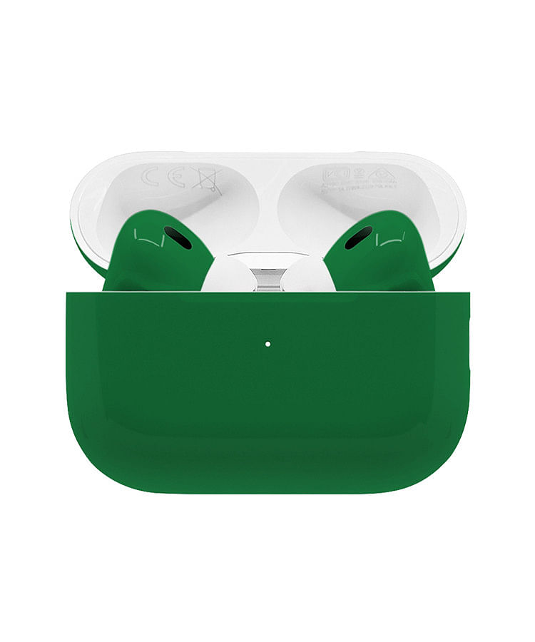 Apple Airpods Pro (2nd Generation) Customized By Caviar Glossy Billiard Green