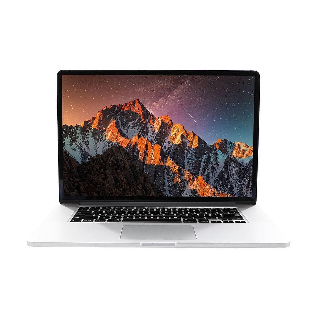 Apple Macbook Pro (2014) 15Inch A1398 Intel Core i7 / 16GB RAM / 512GB SSD / 2GB VRAM / ENG KB / Silver