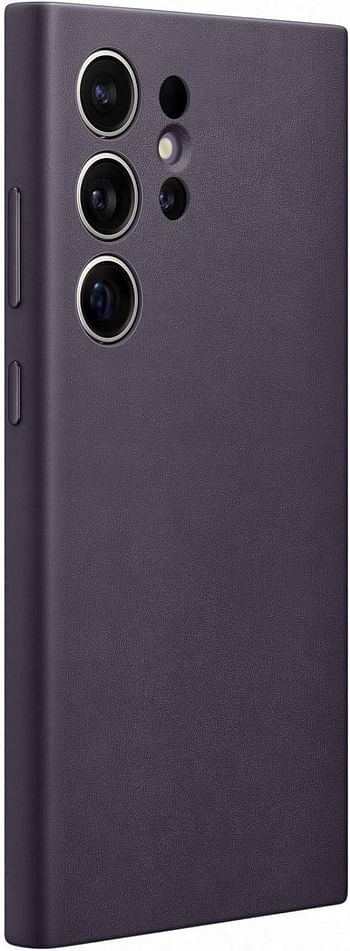Samsung Galaxy S24 Ultra Vegan Leather Case, Violet