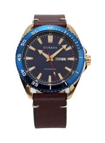 CURREN 8272 Boys' Quartz Wrist Watch - 44mm - Brown.