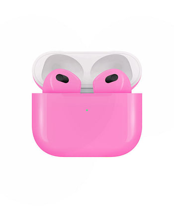 Caviar Customized Apple Airpods (3rd Generation) Glossy Romance Pink