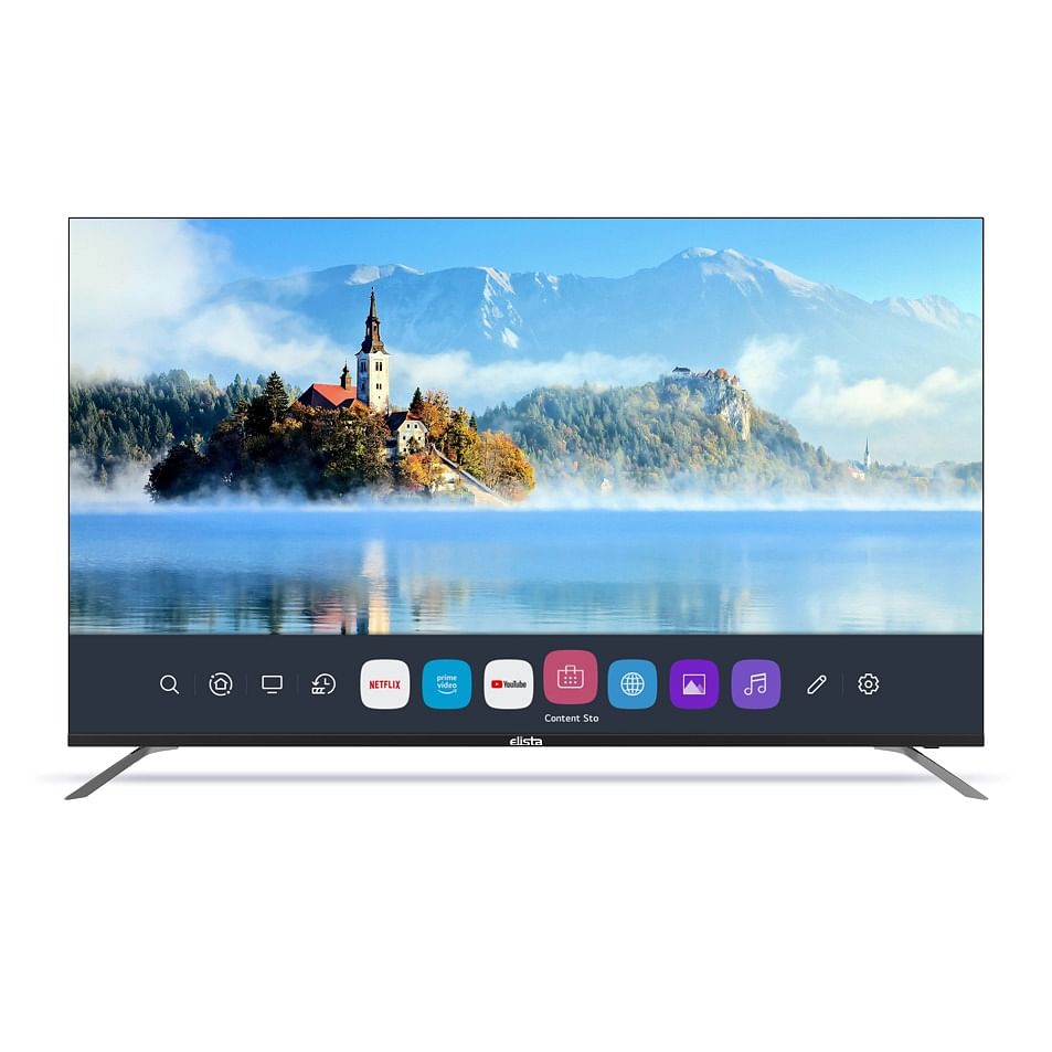 Elista 55 Inch UHD 4K Smart LED TV Black