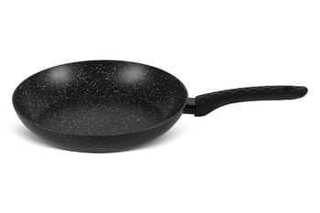 EDENBERG 15 Piece Black Hexagon Design Forged Cookware Set| Stove Top Cooking Pot| Cast Iron Deep Pot| Butter Pot| Chamber Pot with Lid| Deep Frypan