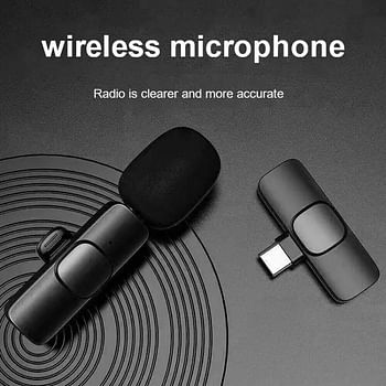 K8 Wireless Microphone Professional Type-C Long Range Outdoor Mobile Phone Wireless Microphone