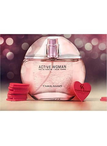 2 Pcs Active Woman Eau De Parfume 80 ML