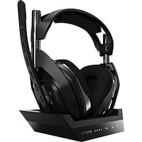 Astro 939-001673 Gaming A50 + Base Station Wireless Headphone FOR PC, MAC, PlayStation, Black / Gray