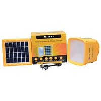 صندوق ضوء الشمس الليفي وشاحن الهاتف JUGNU - ROIN0003 - برتقالي