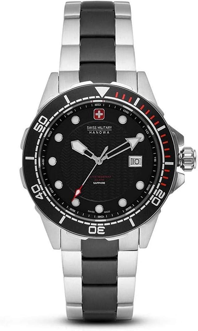 Swiss Military Hanowa Neptune Diver Men's Analogue Watch 06-5315.33.007 43  mm