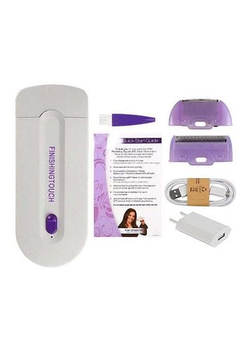 Rechargeable Body Hair Remover White/Purple