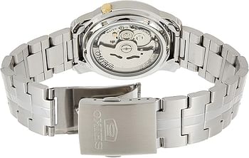 Seiko Mens Automatic Watch, Analog Display and Stainless Steel Strap SNKL81K1