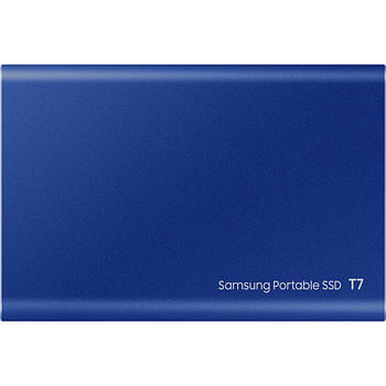 Samsung SSD External Hard Drive  T7 Portable (MU-PC1T0H/AM) 1tb Blue