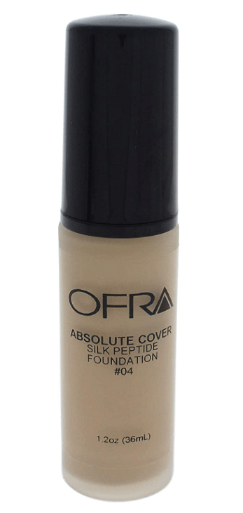 Ofra Absolute Cover Silk Peptide Foundation for Women, 4, 1 Ounce