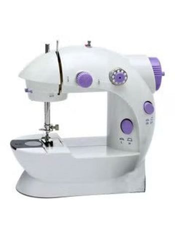 Sewing Portable Mini Sewing Machine SM-202A White/Purple