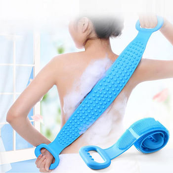 Silica Gel Back Scrubber Towel Self Assemble for a Refreshing Bath Experience