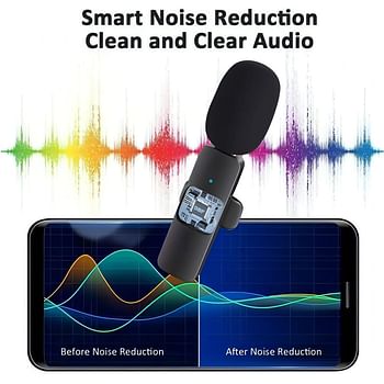 K8LG Wireless Microphone 1 Mic for Iphone Mobiles
