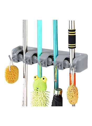 Wall Mounted Mop And Broom Holder Multicolour