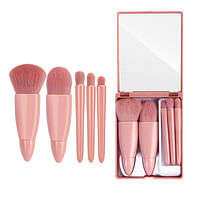 5PCS Korean Super Soft Concealer Cosmetic Set Travel Brush Set Makeup Eye Shadow Multi Colour Eyelash Mini Makeup Brushes Set