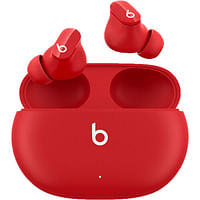 Beats Earphone Studio Buds Noise-Canceling True Wireless In-Ear Headphones (MJ503LL/A) Red