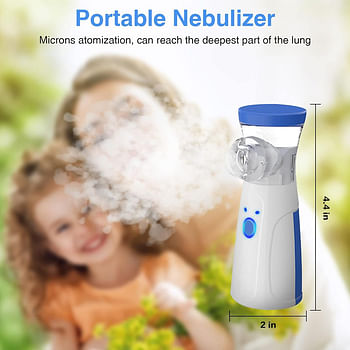 Portable Handheld Nebulizer Machine White