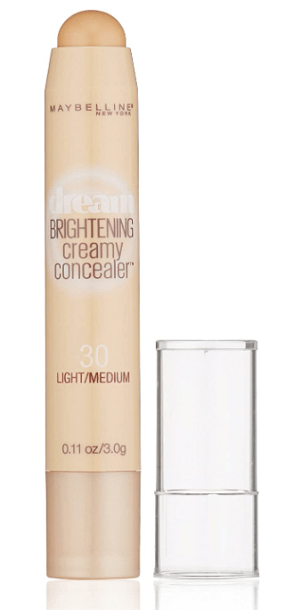 Maybelline New York Dream Brightening Creamy Concealer, 30 Light/Medium, 0.11 Ounce