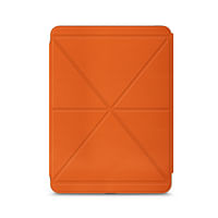 Moshi VERSACOVER لجهاز iPad Pro 11 بوصة (الجيل الثاني / الأول) - غطاء قابل للطي مغناطيسي وحامل مع 3 خيارات عرض ، حامل أقلام رصاص من Apple ، وظيفة إيقاظ تلقائية ، جراب حماية 360 وامتصاص الصدمات - برتقالي