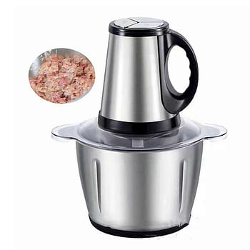 2L Portable multi function purpose mini kitchen chopper food processor meat grinder