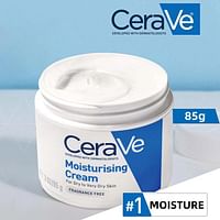 CeraVe Moisturizing Cream for Dry to Very Dry Skin - Oil Free and Non Greasy - 3 Oz