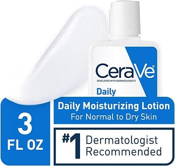 CeraVe Moisturizing Lotion for Face and Body - 3 Oz