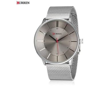 CURREN Men's Water Resistant Analog Watch 8303 Silver