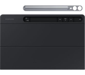 سامسونج جالكسي تاب S9+ | اس9 5 جي | S9 FE+| حافظة لوحة المفاتيح بغطاء نحيف لهاتف S9 FE+ 5G - أسود