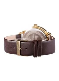 CURREN Men's Leather Analog Watch WT-CU-8114-GO - 45 mm - Brown