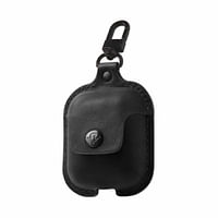 Twelve South - Airpods AirSnap Leather Protective Case - Black