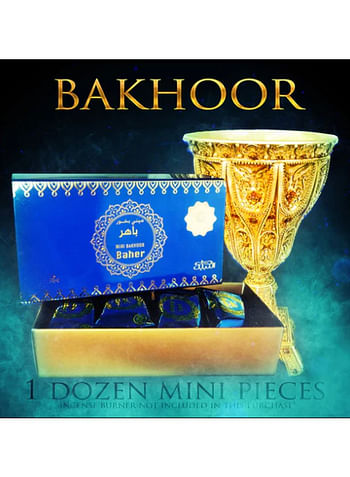 6Pcs Nabeel Mini Bakhoor Baher Incense 36 GM