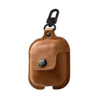 Twelve South - Airpods AirSnap Leather Protective Case - Cognac