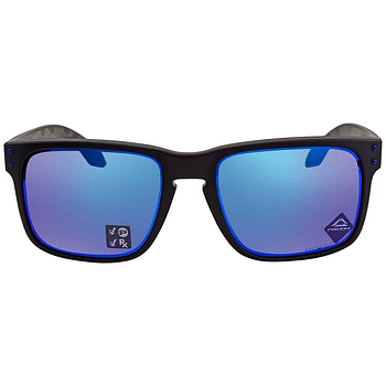 Oakley Holbrook Prizm Sapphire Polarized Square Men's Sunglasses (OO9102) Matte Black