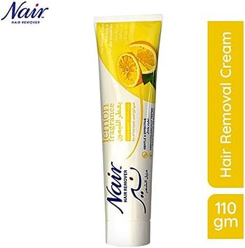 Nair Tube Hair Remover Cream Lemon Fragrance, 110g