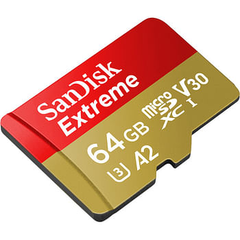 Sandisk Micro SD Memory Card Extreme With Adapter 170MB/S 64GB