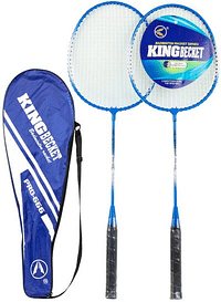 King Becket Badminton Racket Set Blue