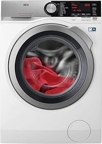 AEG - Washing Machine Front Load - Pro Steam, 10 kg, 1400 RPM, Inveter Motor - LFE7C1412B - Made in Italy