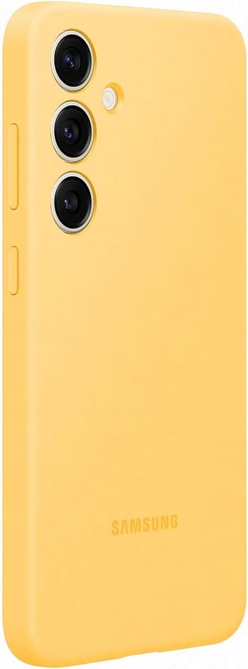 Samsung Galaxy S24+ Silicone Case, Yellow