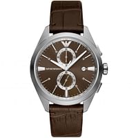 Emporio Armani AR11482 Chronograph Brown Leather Men's Watch