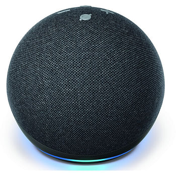 Amazn Echo Dot 4th Gen Speaker With Bluetooth and Wi-Fi Connectivity Charcoal