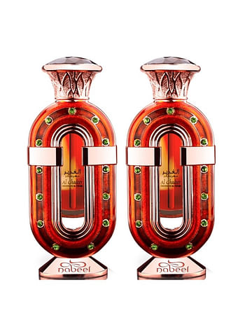 Nabeel 2Pcs Al Ghadeer Oil Perfume, 20 ML