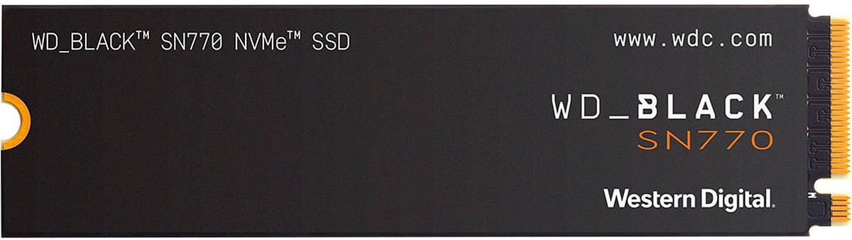 قرص تخزين داخلي من ويسترن ديجيتال SN770 NVMe SSD بسعة 1 تيرابايت (WDBBDL0010BNC-WRSN) - أسود