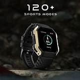 Fire-Boltt Shark 1.83 Inch Smartwatch with Rugged Outdoor Design, Bluetooth Calling Smartwatch Free Size - Camo Black Strap
