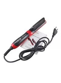 LCD Heated Hair Straightener Brush