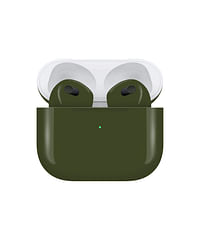 Apple Airpods (3rd Generation) Customized By Caviar Glossy Army Green