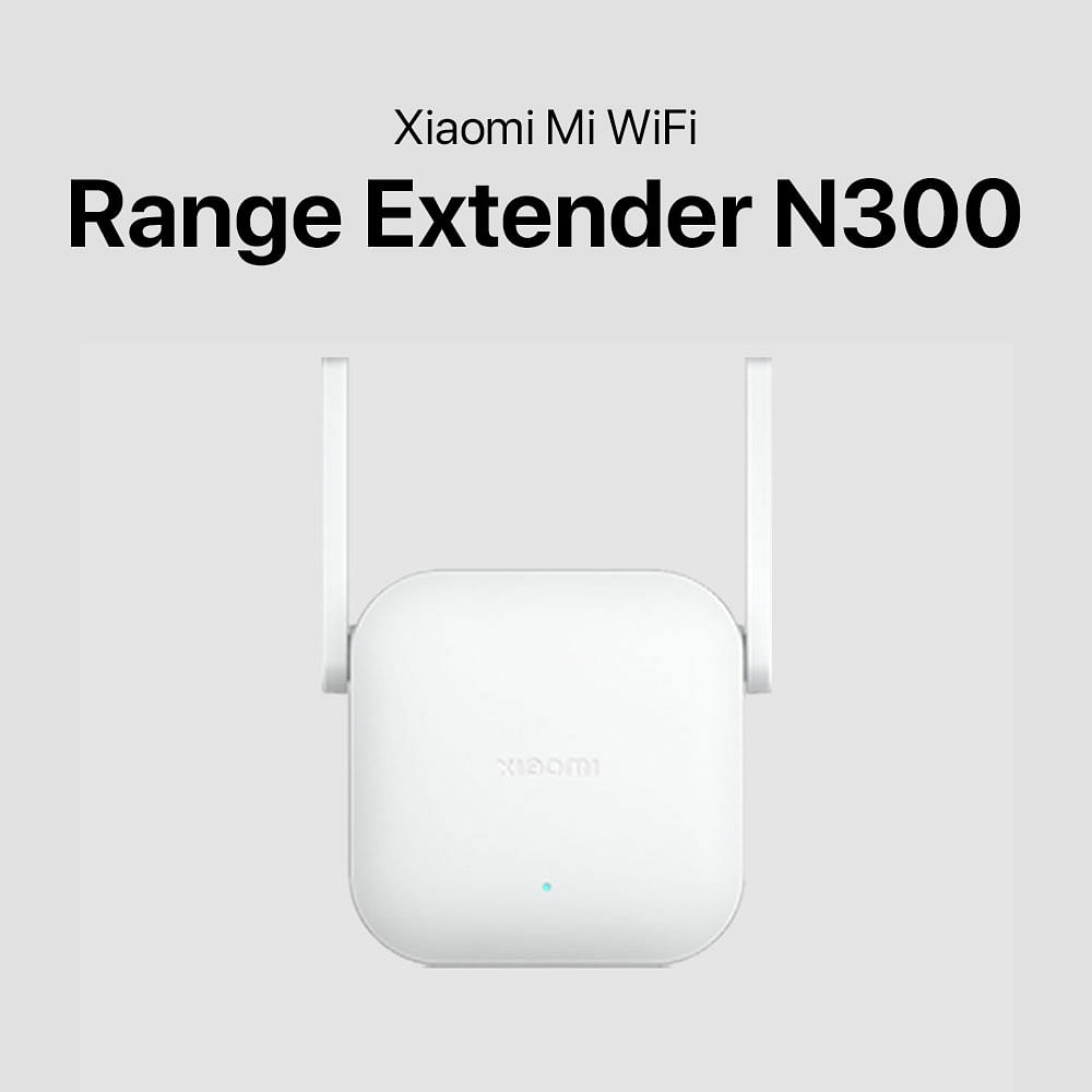 Xiaomi WIFI Range Extender N300, 2x2 External Antenna, Easy Setup, 300Mbps, White
