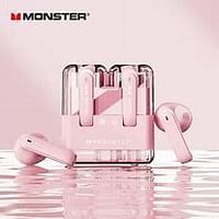 Monster ,XKT12 ,Bluetooth 5.3 TrueWireless Earbuds, Pink