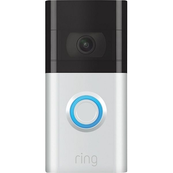 Ring Video Doorbell 3 Rechargable Battery Powerd Satin Nickel